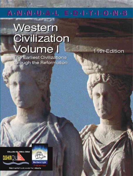 Annual Editions: Western Civilization, Volume 1, 11/e cover