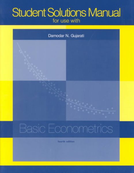 Student Solutions Manual t/a Basic Econometrics cover
