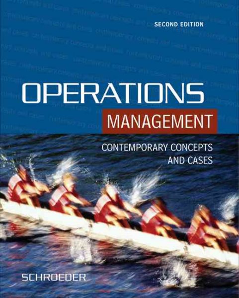 Operations Management (The Mcgraw-Hill/Irwin Series Operations and Decision Sciences) cover