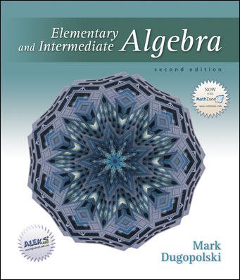 Elementary and IIntermediate Algebra (University of Phoenix Special Edition Series) by Mark Dugopolski (2006) Hardcover