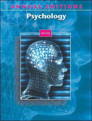 Annual Editions: Psychology 04/05 cover