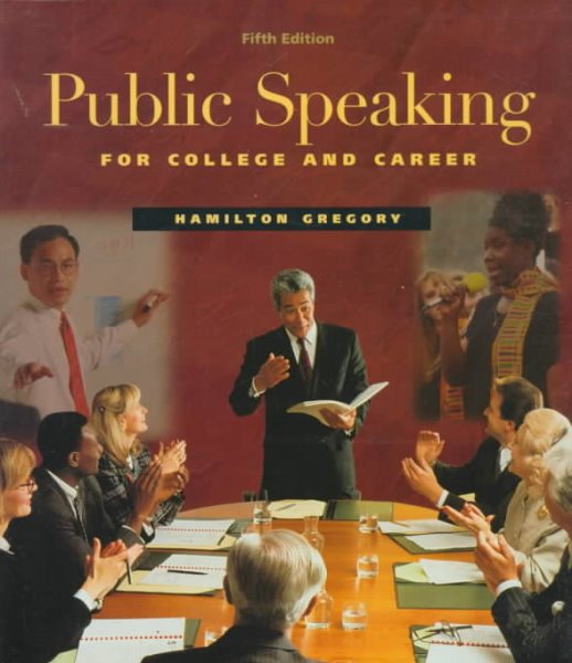 Public Speaking for College and Career cover