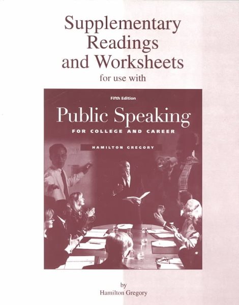 Supplementary Readings and Worksheets cover