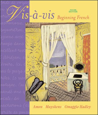Vis-a-vis: Beginning French Student Edition Prepack