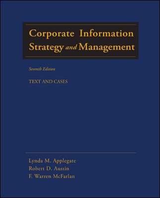 Corporate Information Strategy and Management:  Text and Cases
