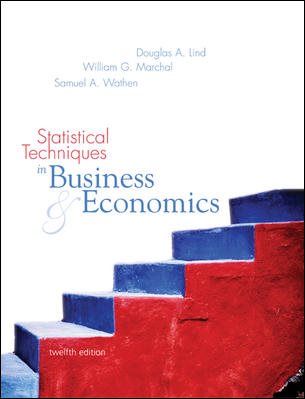 Statistical Techniques in Business and Economics with Student CD-Rom Mandatory Package cover