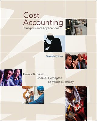 Cost Accounting: Principles and Applications cover
