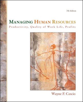 Managing Human Resources: Productivity, Quality of Work Life, Profits cover