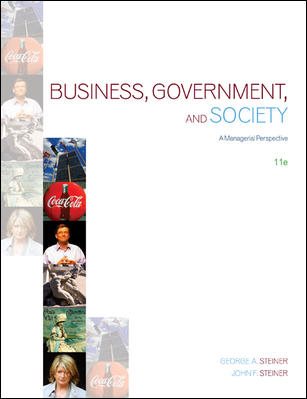 Business, Government and Society: A Managerial Perspective cover