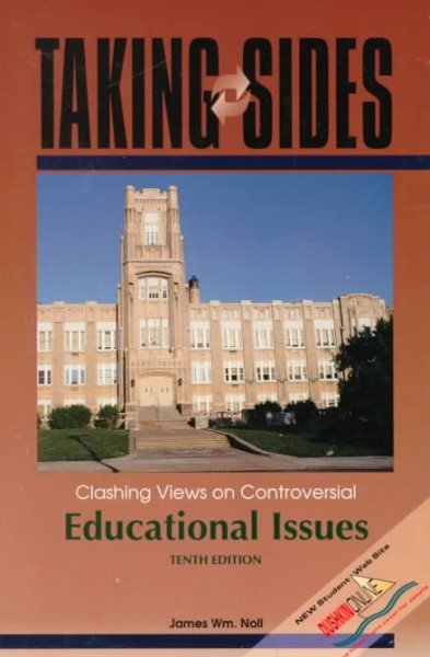 Taking Sides: Clashing Views on Controversial Educational Issues (10th ed) cover