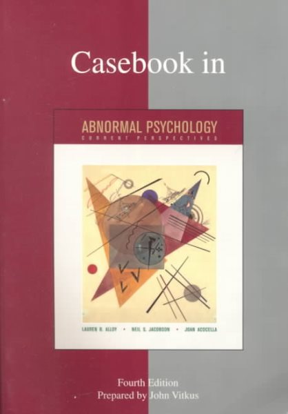 Casebook in Abnormal Psychology, Fourth Edition cover