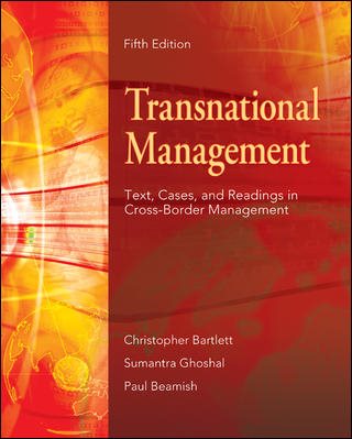 Transnational Management: Text, Cases & Readings in Cross-Border Management cover