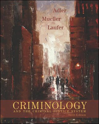 Criminology and the Criminal Justice System cover