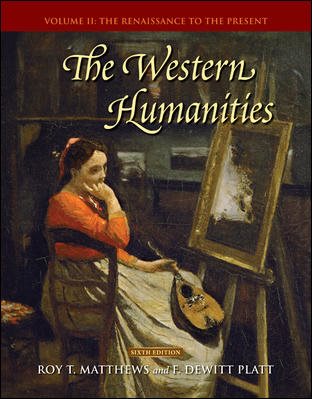The Western Humanities, Volume 2 cover