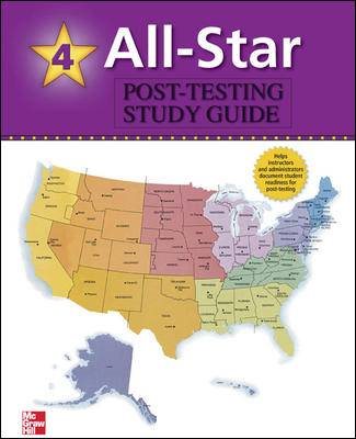 All-Star - Book 4 (High-Intermediate - Low Advanced) - USA Post-Test Study Guide cover