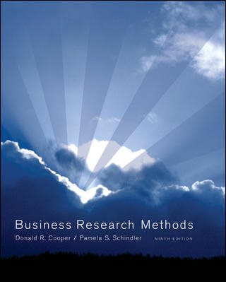 Business Research Methods with CD (McGraw-Hill/Irwin) cover