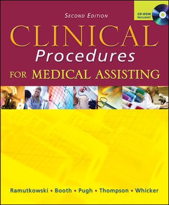 Clinical Procedures for Medical Assisting (updated) with Student CD cover