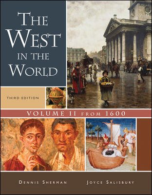 The West in the World, Volume II: From 1600 cover