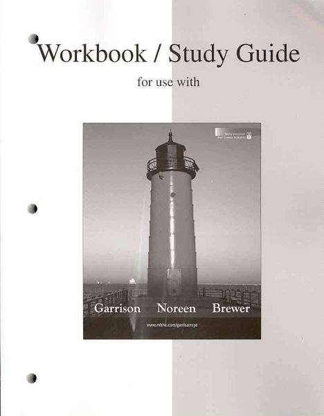 Workbook/Study Guide for use with Managerial Accounting