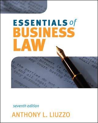 Essentials of Business Law cover