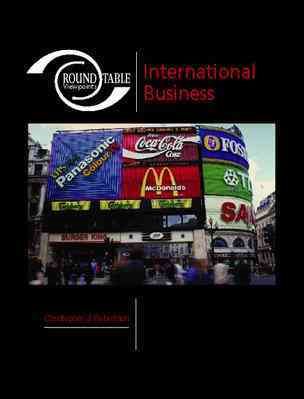 Roundtable Viewpoints: International Business cover