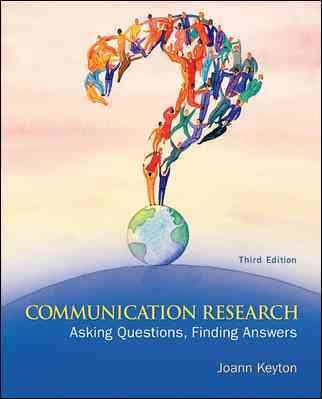 Communication Research: Asking Questions, Finding Answers cover