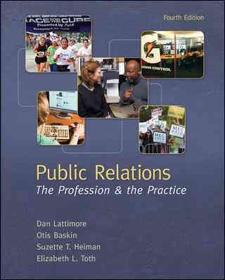 Public Relations:  The Profession and the Practice cover