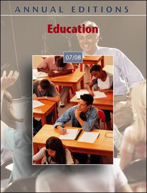 Annual Editions: Education 07/08 cover