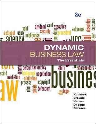 Dynamic Business Law: The Essentials cover