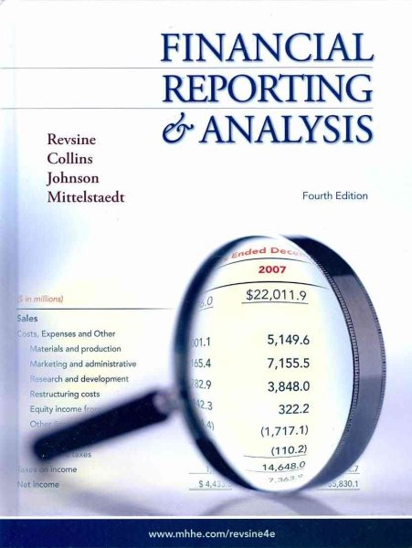 Financial Reporting and Analysis cover