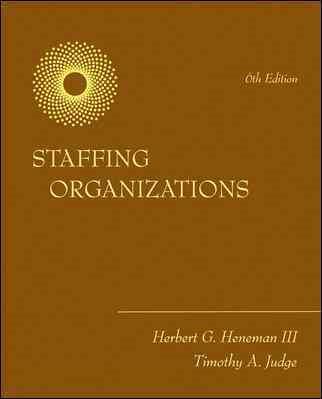 Staffing Organizations cover