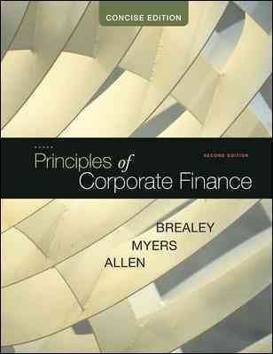 Principles of Corporate Finance, Concise (McGraw-Hill/Irwin Series in Finance, Insurance and Real Estate (Hardcover)) cover