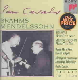 Brahms & Mendelssohn: Piano Trios cover