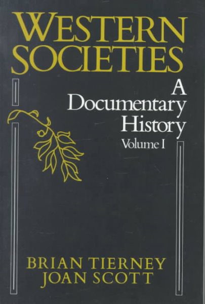 Western Societies, a Documentary History cover