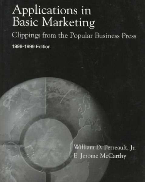 Applications In Basic Marketing -98-99 Edition cover