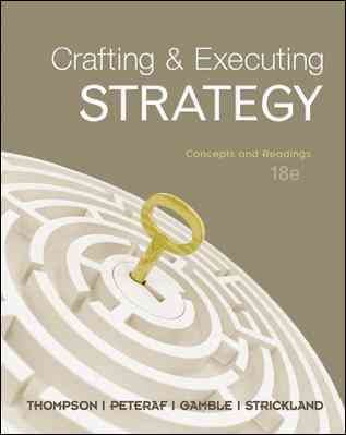 Crafting & Executing Strategy: Concepts and Readings cover