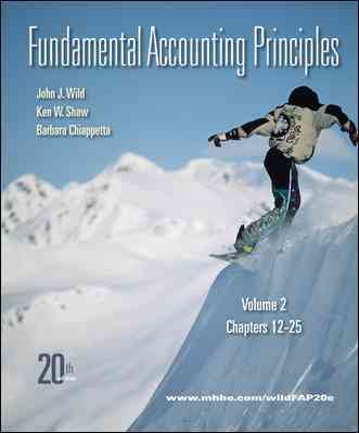Fundamental Accounting Principles, Vol 2 (Chapters 12-25) cover