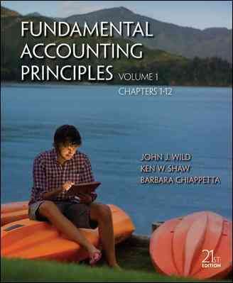 Fundamental Accounting Principles Volume 1 (Chapters 1-12) cover