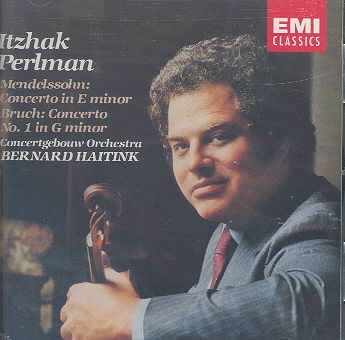 Mendelssohn: Violin Concerto in E minor; Bruch: Violin Concerto #1; Itzhak Perlman cover
