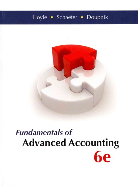 Fundamentals of Advanced Accounting