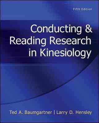 Conducting & Reading Research in Kinesiology cover