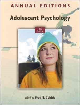 Annual Editions: Adolescent Psychology, 8/e