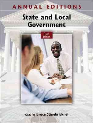 Annual Editions: State and Local Government, 15/e cover