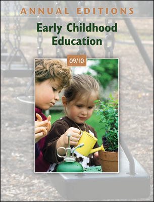 Annual Editions: Early Childhood Education 09/10 cover