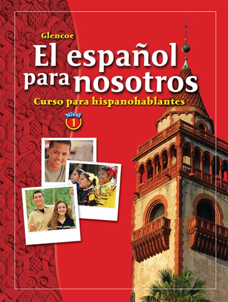 El español para nosotros: Curso para hispanohablantes Level 1, Student Edition (SPANISH HERITAGE SPEAKER) (Spanish Edition) cover