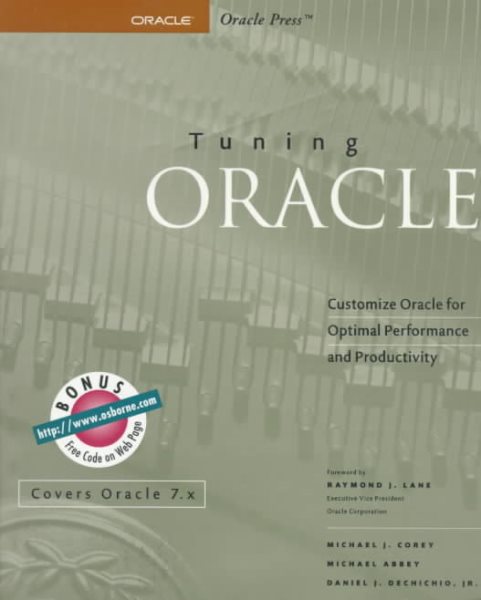 Tuning Oracle (Oracle Series) cover