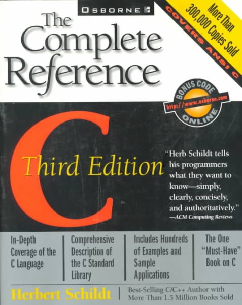 C: The Complete Reference (Complete Reference Series) cover
