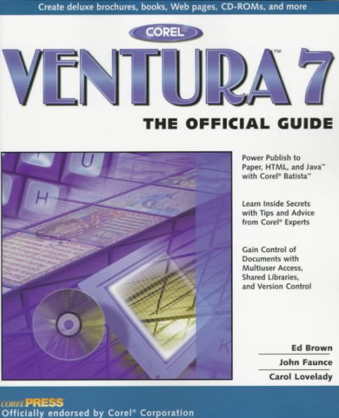 Corel Ventura 7: The Official Guide (Official Guide to Corel Ventura) cover