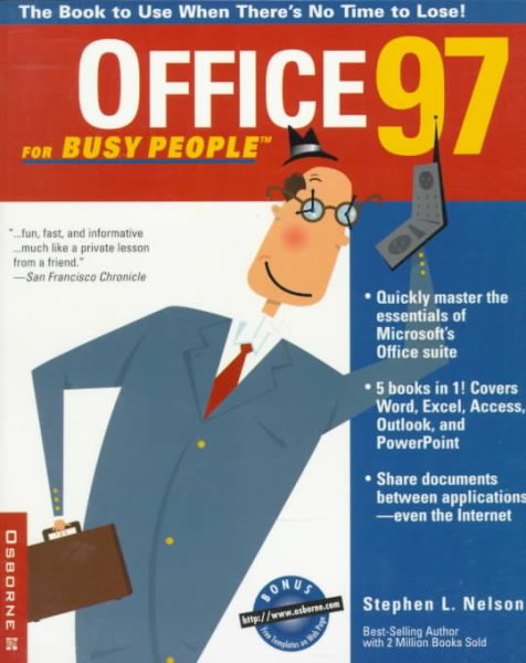 Office 97 for Busy People : The Book to Use When There's No Time to Lose (Busy People Series) cover