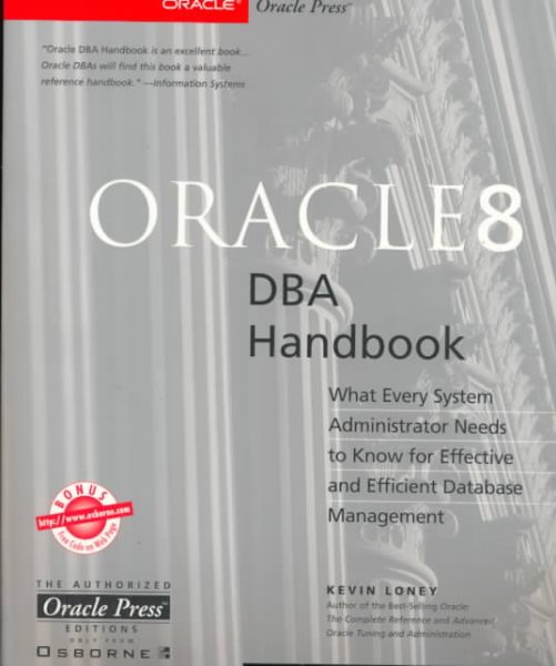 Oracle8 DBA Handbook cover